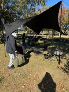 スタッフとかすみの森公園デイキャンプ♪