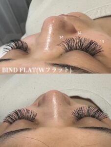 持続◎バインドフラットでぱっちりとした目元♪