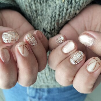 ツイードネイル♪