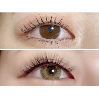 上下ラッシュリフト＆バインドロックで理想的な目元♪